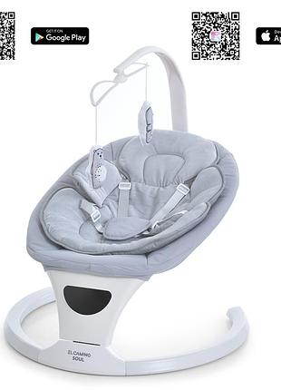 Убаюкивающий центр me 1175 soul light gray с пультом, bluetooth, таймер (me 1175 light gray)