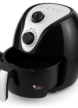 Аерофритюрниця-мультипіч без олії domotec ms-3220 1300вт 4.5л, аерогриль з режимом смаження без масла eh-74