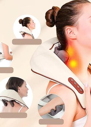 Роликовый массажер для шеи и спины, usb, massager xl-653 / электрический массажер
