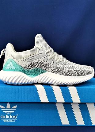 Кроссовки мужские adidas alphabounce серые адидас (размеры: 42) видео обзор