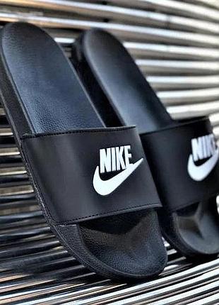 Шлёпанцы тапочки nike сланцы чёрные женские найк (размеры: 36,39,40)