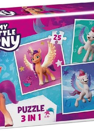 200384 пазл 3 в 1 «my little pony»
