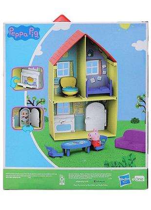 Игровой набор peppa pig домик с мебелью и фигуркой (f2167)
