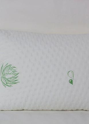 Подушка "dream collection" aloe vera 70*70 см (900г) (ультразвук)