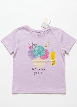 Футболка для девочки primark 116 см с ярким фруктовым принтом