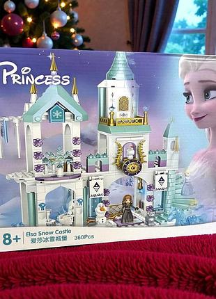 Детский конструктор в коробке холодное сердце принцесса frozen ледяной замок лего эльза для девочек
