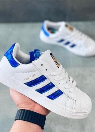 Кроссовки adidas superstar белые адидас суперстар кожаные женские (размеры: 36,37,38,39,40) - 29-7 видео обзор