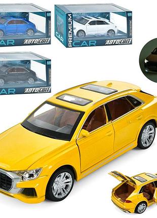 Металлическая машина автомир 1:32 со светом и музыкой (ap-1824)