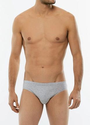 Боксеры мужские lovable 100% pure cotton gray melange briefs р.xxl серый xxl