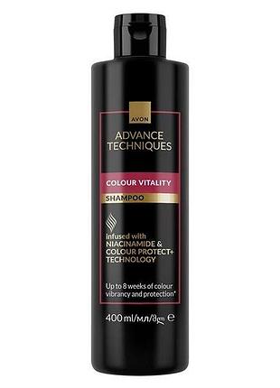 Avon шампунь для окрашенных волос «сияние цвета» , 400 мл