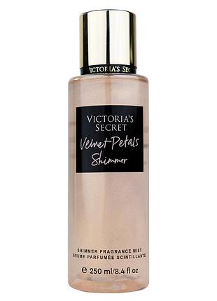 Парфюмированный спрей для тела victorias secret velvet petals shimmer 250 мл