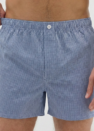 Боксеры, семейные трусы мужские ovs boxer regular fit р.m синий/белый m
