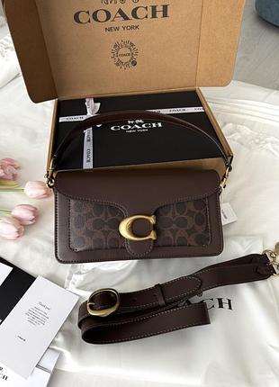 Coach tabby chocolate 1:1 (светлая нить)