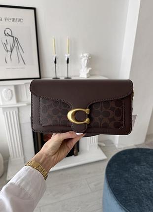 Coach tabby chocolate 1:1 (светлая нить) 4