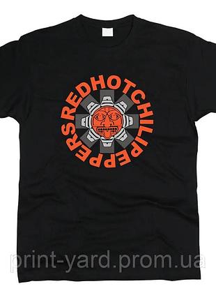 Футболка черная loys music red hot chili peppers