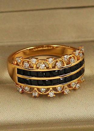 Кольцо xuping jewelry код сумерок р 20 золотистое