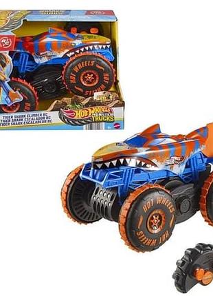 Машинка-позашляховик tiger shark climber 1:15 радіокерування hot wheels monster trucks (jfr39)