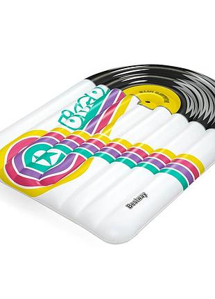 Надувний матрац bestway disco, 196×145 см, до 100 кг, 2 камери, у коробці (43837)