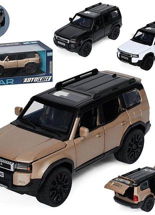 Джип ap-2105 автосвит,1:32, металл,нинерция,15см,звук,свет, открывается дверь/багажник.3 цвета