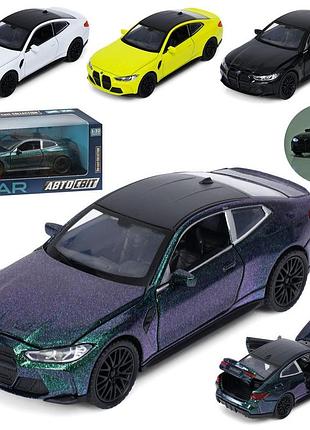 Машина ap-2110 авто-свит,1:32,металл,нинерция,15,5см,звук,свет, открывающиеся двери/багаж.4колиора