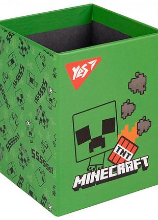 Стакан для письменных принадлежностей yes "minecraft", картон