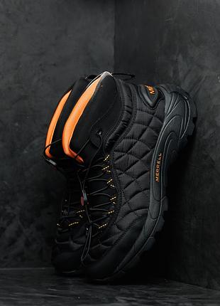 Merrell ice cap moc ii black orange 2