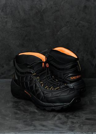Merrell ice cap moc ii black orange 3