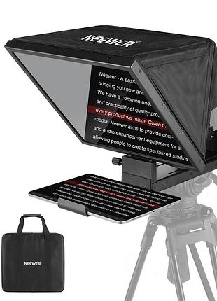 16-дюймовый дистанционный телесуфлер neewer basics x16b для смартфона и планшета шириной до 11" (28см)
