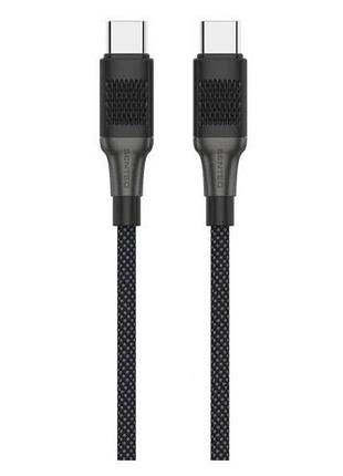 Usb кабель senteo sm-04 eplosid series 60w usb-c до usb-c 1m чорний