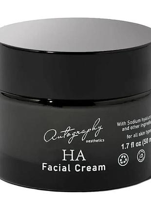 Увлажняющий крем для лица autography ha facial cream 50 мл, антивозрастной гиалуроновый крем от морщин из сша
