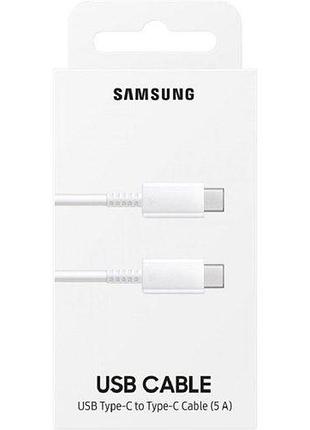 Usb кабель samsung type-c to type-c 100w 1m (ep-dn975bwrgru) white