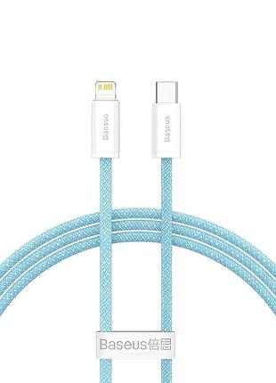Usb кабель baseus dynamic series type-c to lightning 20w 1m blue