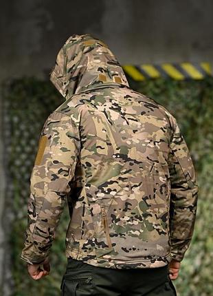 Демісезонна тактична куртка soft shell silver knight windstoper мультикам ор1234 4