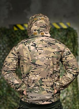 Демісезонна тактична куртка soft shell silver knight windstoper мультикам ор1234 5