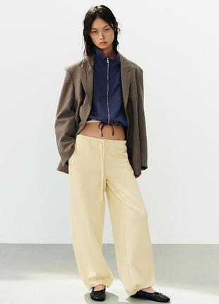 Штани спортивні широкі жіночі zara