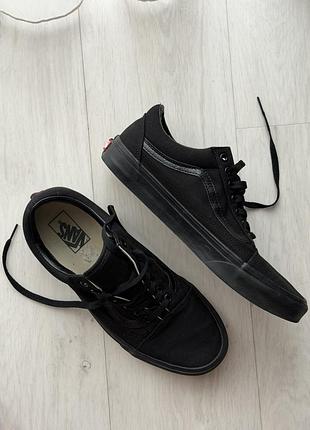 Кеди чоловічі vans old skool black чорні, р. 43 / 28 см