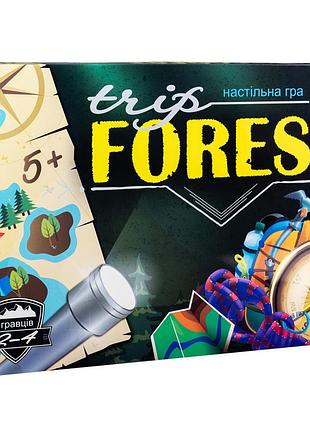 Настольная игра-бродилка "trip forest" 30553 игровое поле, 4 фишки, кубик