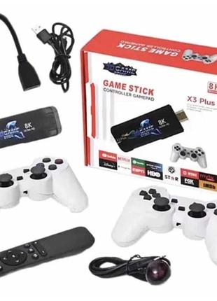 Ігрова приставка game stick x3 plus.
