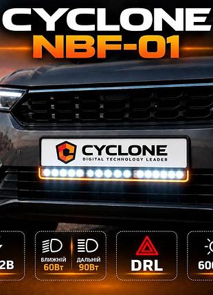 Рамка під номер cyclone nbf-01 з bi-led 60/90w, 6000к, стробоскопом і пультом — чудовий подарунок чоловіку 🎁