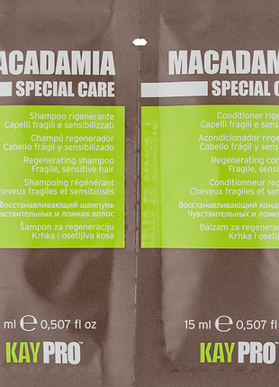 Macadamia шампунь+кондиціонер з олією макадамії 15+15мл набор