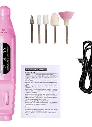 Мини фрезер variable speed rotary detail carver dm-100 розовый