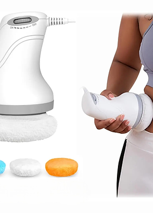 Эл. антицеллюлитный массажер, helining, massage cup a, 3 моющихся насадки, регул. скорости 600–3000 об/мин