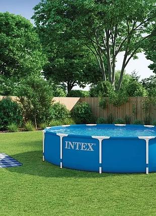 Каркасний басейн intex 28212, 366 x 76 см (2000 л/год, картриджний насос у комплекті)