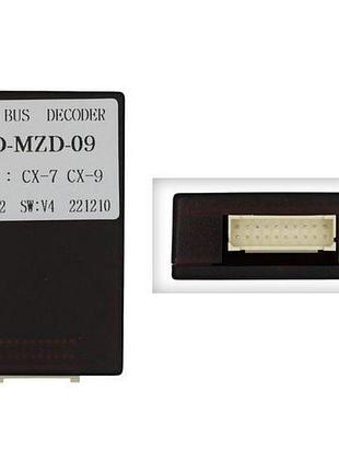 Перетворювач сигналу серії qiv адаптер can-bus mazda qbr mz2617 (od-mzd-09)