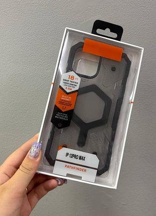 Чехол tpu+pc armorhex magnetic case для iphone 12 pro max, бронированный противоударный чехол с magsafe для айфон 12 pro max
