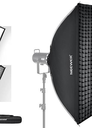 Прямокутний софтбокс neewer ns17s 30x120см із стільниковою сіткою