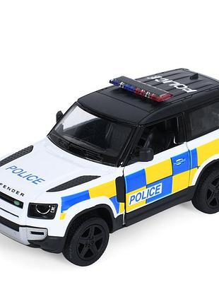 Машинка інерційна джип land rover defender 90 kt5428wp відчиняються двері, 1:36