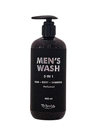 Top beauty men 3 в 1: гель для душа, шампунь и средство для умывания, 400 мл daily skin care