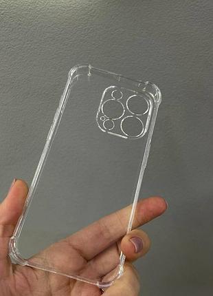 Прозрачный чехол iphone 15 pro, противоударный чехол для iphone 15 pro, силиконовый чехол iphone 15 pro 5