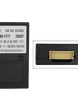 Перетворювач сигналу серії qiv адаптер can-bus lexus qbr lx0610 (rz-ft77)